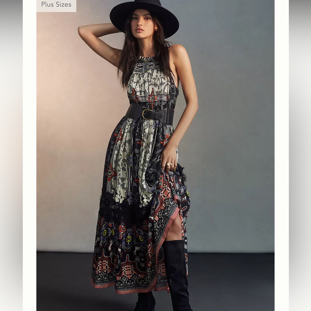 Anthropologie X Bhanuni By Jyoti Tiered Dress
